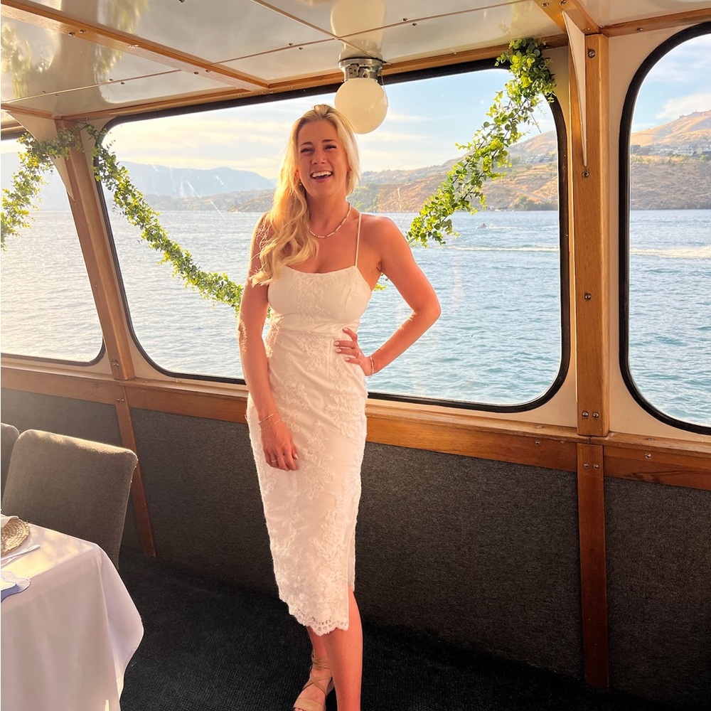 Lulu's White Lace Dress